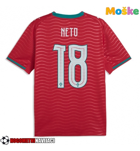 Moške Nogometnih dresov Portugalska Pedro Neto #18 Domači SP 2026 Kratki rokavi Moške Nogometnih dresov Portugalska Pedro Neto #18 Domači SP 2026 Kratki rokavi